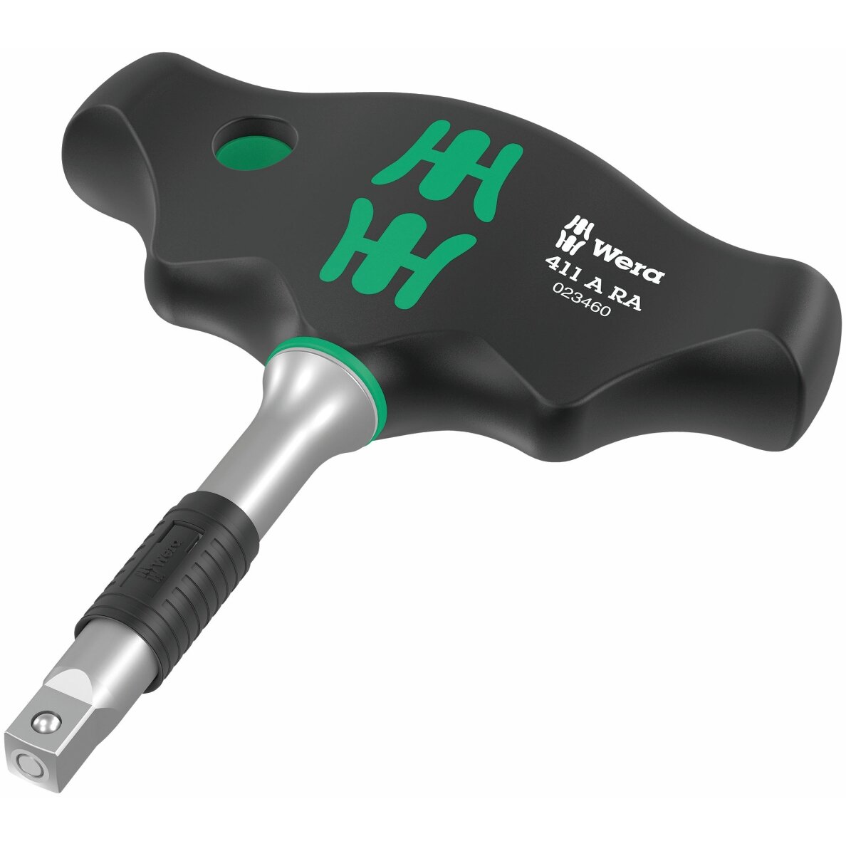 Terkšlinis T formos laikiklis 1/4" galvutėms Wera 411 A RA