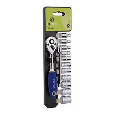 Terkšlė su galvutėmis 4-14mm + prailgintojas 1/4" 12 vnt Irimo Terkšlė su galvutėmis 4-14mm + prailgintojas 1/4" 12 vnt Irimo