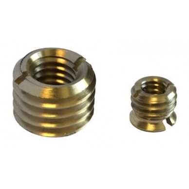 Thread adaptors 3/8" - 5/8 and 1/4" - 3/8" Thread adaptors 3/8" - 5/8 and 1/4" - 3/8"