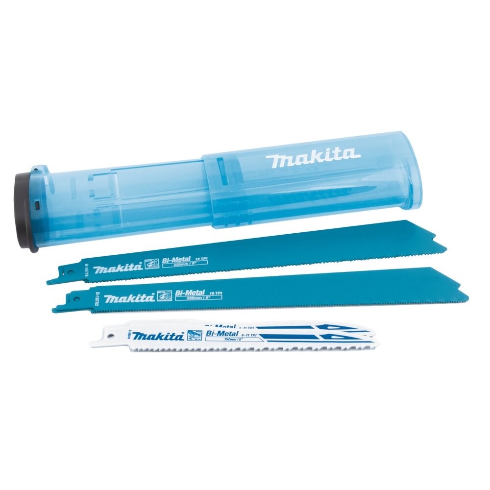 Tiesinio pjūklo pjūklelių komplektas metalui Makita B-44448, 6 vnt.