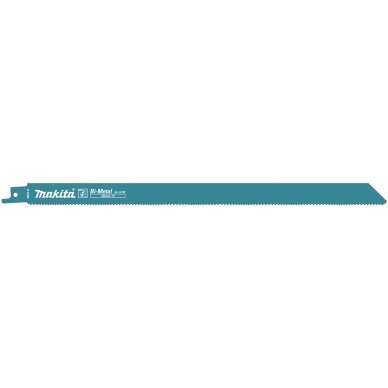 Tiesinio pjūklo pjūkleliai Makita B-43228, BIM 305x1,25mm (10-14tpi), 5 vnt., metalui Tiesinio pjūklo pjūkleliai Makita B-43228, BIM 305x1,25mm (10-14tpi), 5 vnt., metalui