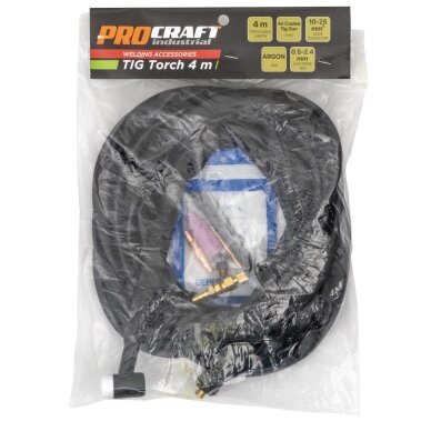 TIG suvirinimo degiklis „ProCraft Industrial TIG Torch 4m” 10