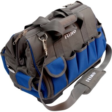 Tool bag with zip, 10 external and 14 internal pouches, 420x240x300mm, hard bottom Tool bag with zip, 10 external and 14 internal pouches, 420x240x300mm, hard bottom
