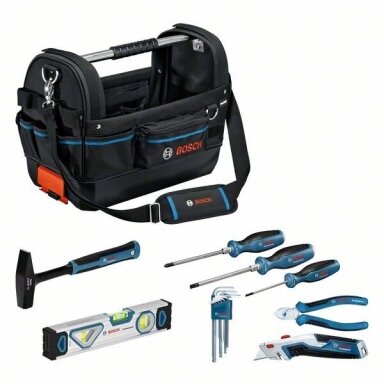 Bosch Įrankių rinkinys su įrankių krepšiu GWT 20 1600A02H5B Bosch Įrankių rinkinys su įrankių krepšiu GWT 20 1600A02H5B