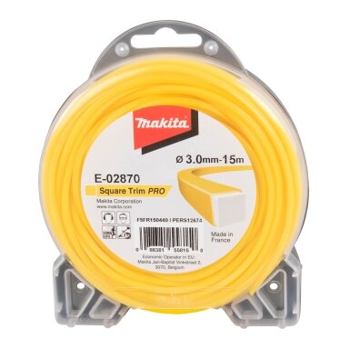 Trimerio valas Makita E-02870, 3,0mm/15m Trimerio valas Makita E-02870, 3,0mm/15m