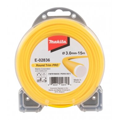 Trimerio valas Makita E-02836, 3,0mm/15m Trimerio valas Makita E-02836, 3,0mm/15m