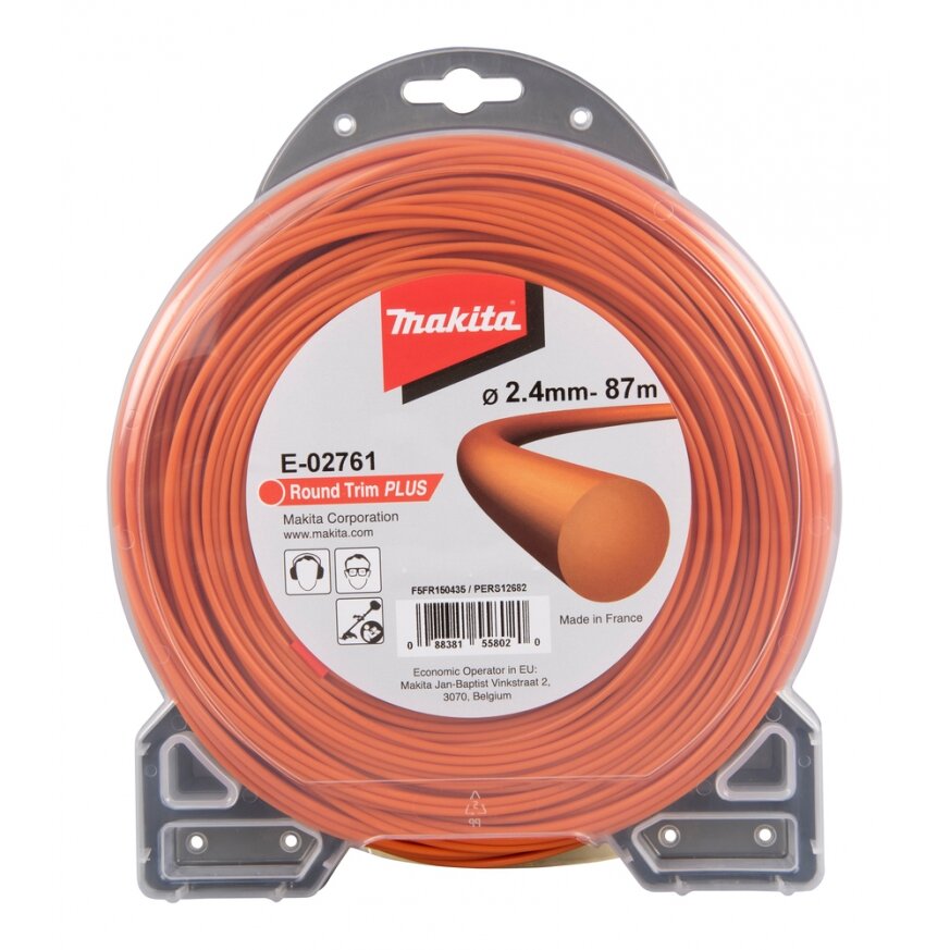 Trimerio valas Makita E-02761, 2,4mm/87m, apvalus