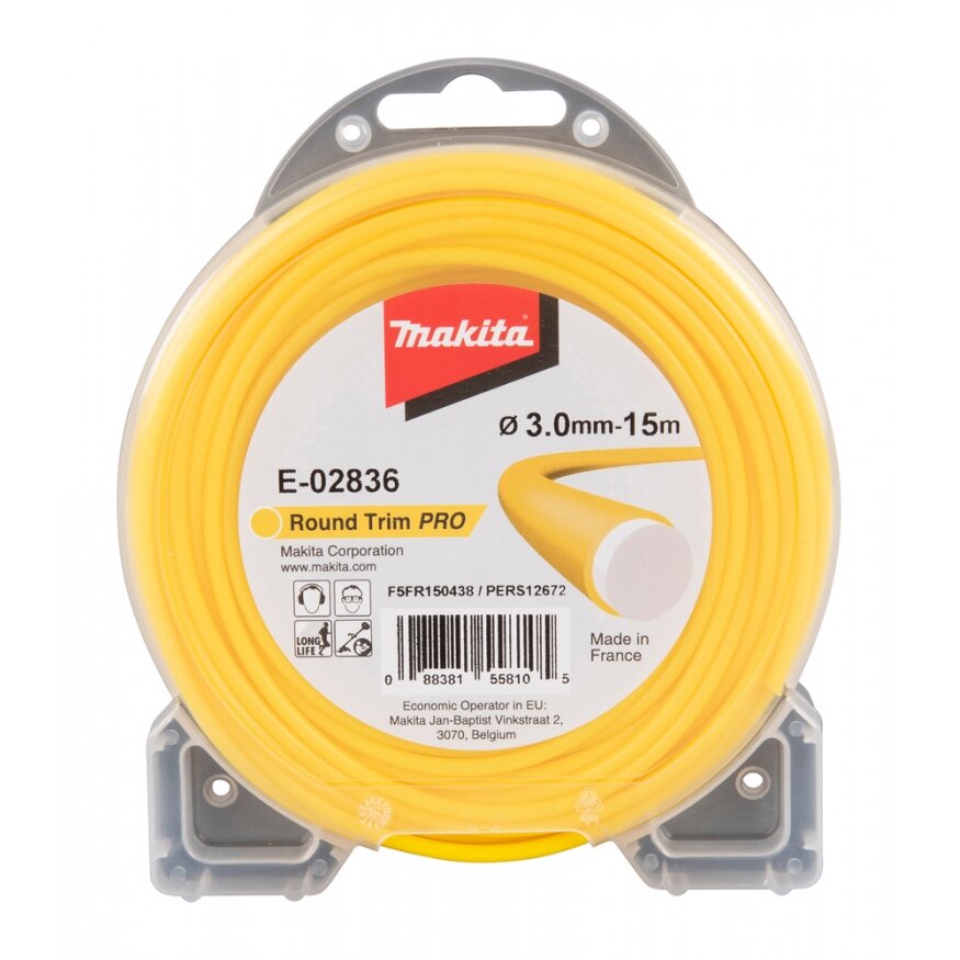 Trimerio valas Makita E-02836, 3,0mm/15m Trimerio valas Makita E-02836, 3,0mm/15m