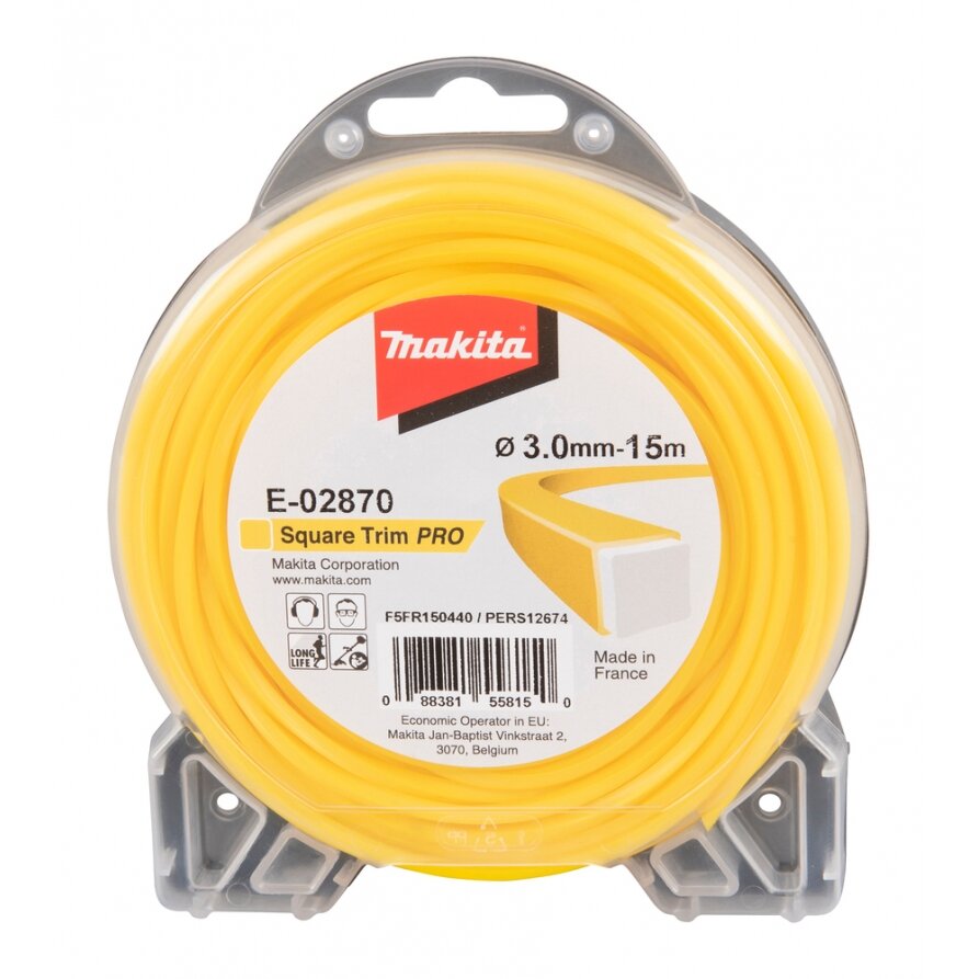 Trimerio valas Makita E-02870, 3,0mm/15m Trimerio valas Makita E-02870, 3,0mm/15m