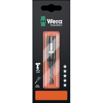 Universalus antgalių laikiklis Wera Impaktor 897/4 IMP R, magnetinis, blisteryje Universalus antgalių laikiklis Wera Impaktor 897/4 IMP R, magnetinis, blisteryje