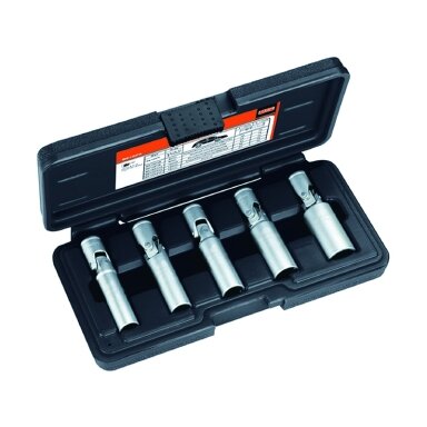 Universal glow plug bi-hex socket set 8-14mm 1/4" 5 pcs Universal glow plug bi-hex socket set 8-14mm 1/4" 5 pcs