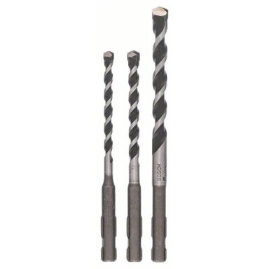 Universalių grąžtų komplektas Bosch, 5-8 mm, SDS-quick, 3 vnt., 2609256918 Universalių grąžtų komplektas Bosch, 5-8 mm, SDS-quick, 3 vnt., 2609256918