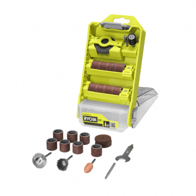 Universalus rinkinys Ryobi RAR800K-37, 3,2 mm / 1/8 colio, 37 vnt. Universalus rinkinys Ryobi RAR800K-37, 3,2 mm / 1/8 colio, 37 vnt.