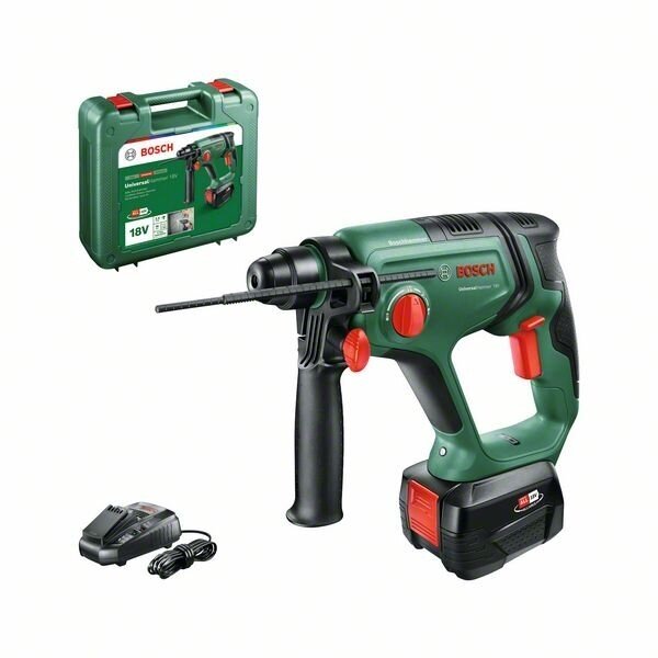 Bosch UniversalHammer18V(1x4ah) Akum.perforatorius Bosch UniversalHammer18V(1x4ah) Akum.perforatorius