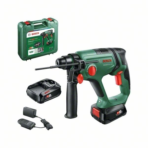 Bosch UniversalHammer18V(2x2,5) Akum.perforatorius Bosch UniversalHammer18V(2x2,5) Akum.perforatorius
