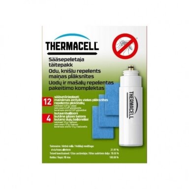 Repelento užpildymo paketas 48 val., Thermacell Repelento užpildymo paketas 48 val., Thermacell
