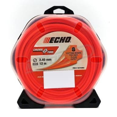 Valas nailoninis ECHO CROSS FIRE, 2,4 mm x 12 m Valas nailoninis ECHO CROSS FIRE, 2,4 mm x 12 m