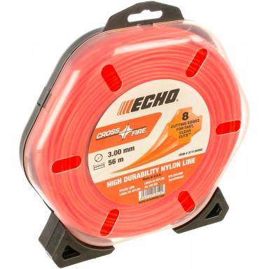 Valas nailoninis ECHO CROSS FIRE, 3,0 mm x 56 m Valas nailoninis ECHO CROSS FIRE, 3,0 mm x 56 m