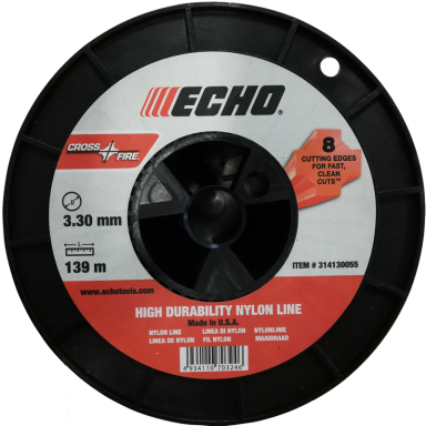 Valas nailoninis ECHO "Cross Fire", 3,3 mm x 139 m Valas nailoninis ECHO "Cross Fire", 3,3 mm x 139 m