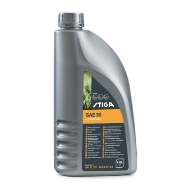 Variklinė alyva Stiga 4T SAE30 1.4l Variklinė alyva Stiga 4T SAE30 1.4l
