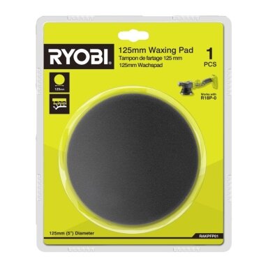 Vaškavimo, apdailos pagalvėlė Ryobi RAKPFP01, 125 mm Vaškavimo, apdailos pagalvėlė Ryobi RAKPFP01, 125 mm
