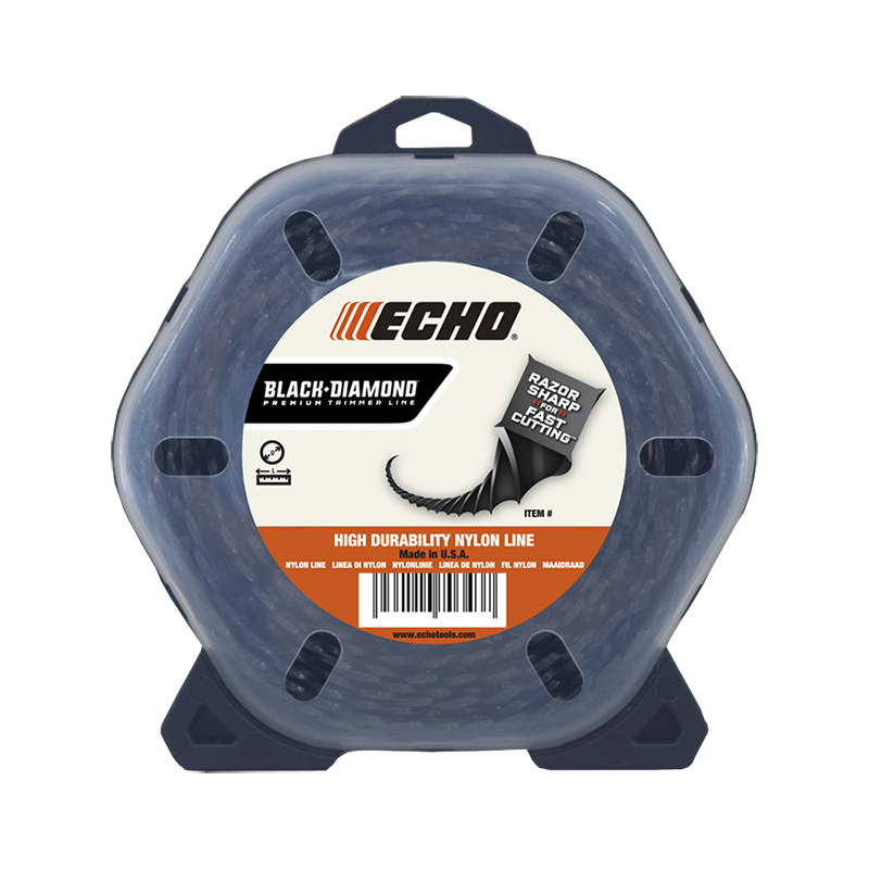 Valas nailoninis ECHO BLACK DIAMOND, 2,67 mm x 66,1 m Valas nailoninis ECHO BLACK DIAMOND, 2,67 mm x 66,1 m