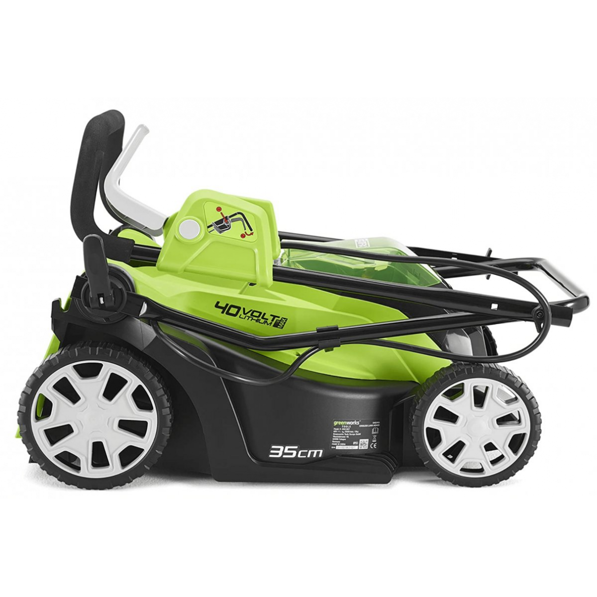 Greenworks G40LM35K2 VEJAPJOVĖ 35cm (40V su 2Ah akumuliatoriumi ir krovikliu) 2 Greenworks G40LM35K2 VEJAPJOVĖ 35cm (40V su 2Ah akumuliatoriumi ir krovikliu) 2