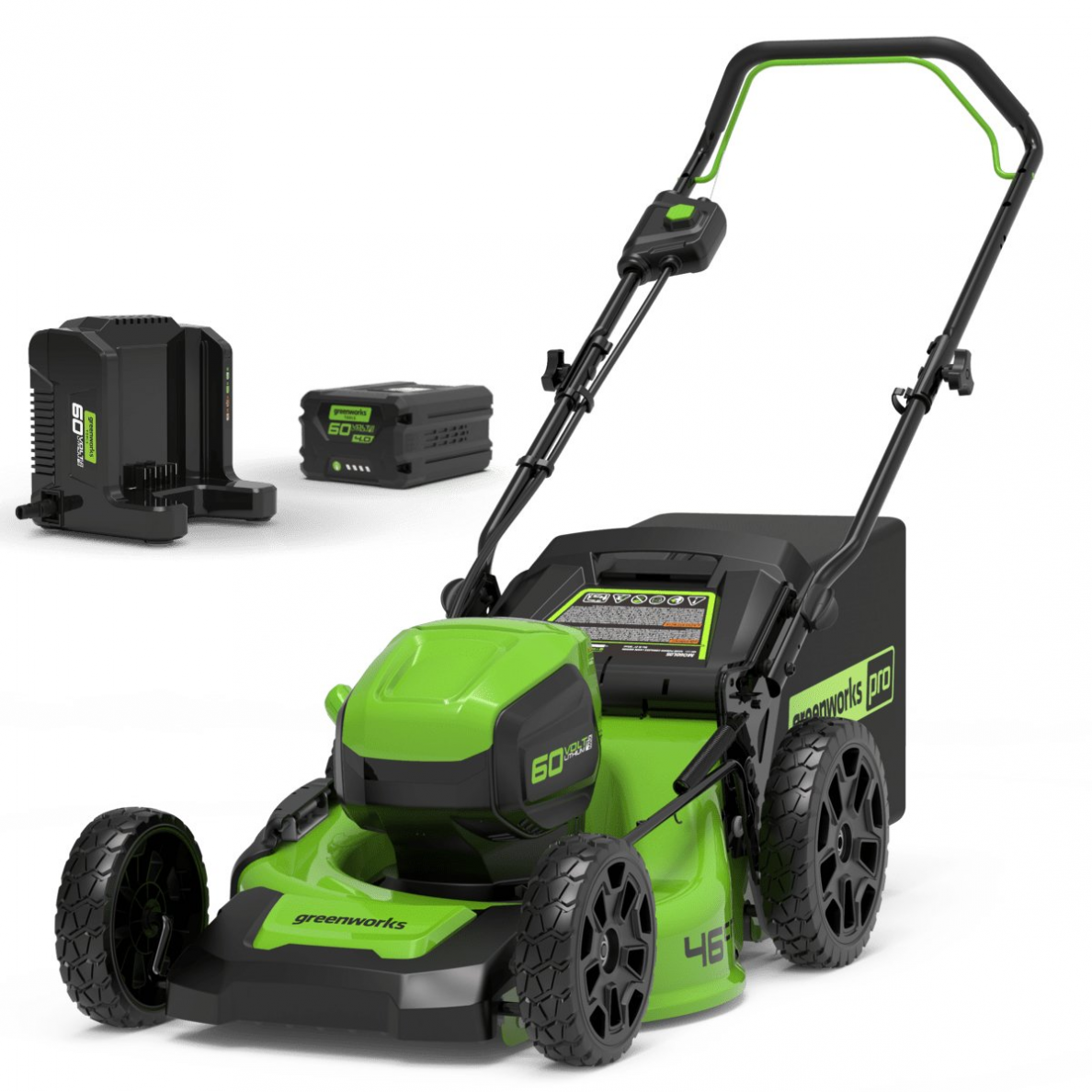 Greenworks GD60LM46HPK4 VEJAPJOVĖ HP 46CM pločio (60V su 4Ah akumuliatoriumi ir krovikliu) Greenworks GD60LM46HPK4 VEJAPJOVĖ HP 46CM pločio (60V su 4Ah akumuliatoriumi ir krovikliu)
