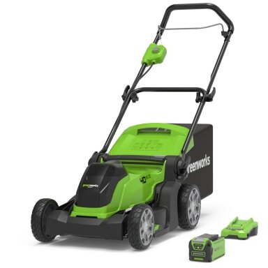 Greenworks G40LM41K2 VEJAPJOVĖ 41cm (40V su 2Ah akumuliatoriais ir krovikliu) Greenworks G40LM41K2 VEJAPJOVĖ 41cm (40V su 2Ah akumuliatoriais ir krovikliu)
