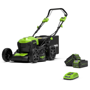 Greenworks GD40LM46SPK4x VEJAPJOVĖ SAVAEIGĖ 46cm (40V su 2X4Ah akumuliatoriais ir krovikliu) Greenworks GD40LM46SPK4x VEJAPJOVĖ SAVAEIGĖ 46cm (40V su 2X4Ah akumuliatoriais ir krovikliu)