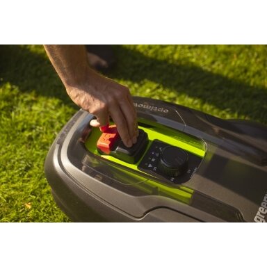 Greenworks OPTIMOW7 VEJOS PJOVIMO ROBOTAS (iki 750 m2 ploto, vejoms) Greenworks OPTIMOW7 VEJOS PJOVIMO ROBOTAS (iki 750 m2 ploto, vejoms)