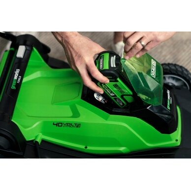 Greenworks G40LM41K2 VEJAPJOVĖ 41cm (40V su 2Ah akumuliatoriais ir krovikliu) 7 Greenworks G40LM41K2 VEJAPJOVĖ 41cm (40V su 2Ah akumuliatoriais ir krovikliu) 7