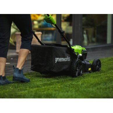 Greenworks GD40LM46SPK4 VEJAPJOVĖ SAVAEIGĖ 46cm (40V su 4Ah akumuliatoriumi ir krovikliu) 1