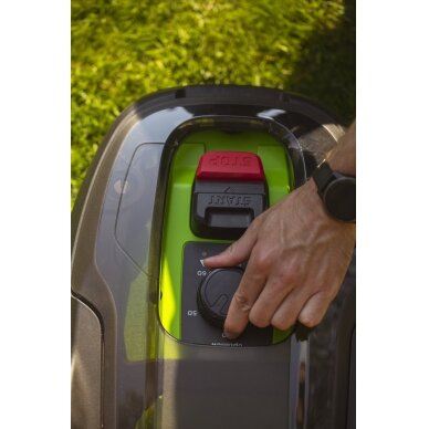 Greenworks OPTIMOW4 VEJOS PJOVIMO ROBOTAS (iki 450 m2 ploto, vejoms) 2