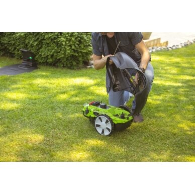 Greenworks OPTIMOW4 VEJOS PJOVIMO ROBOTAS (iki 450 m2 ploto, vejoms) 6