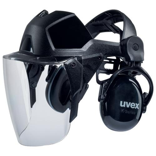 Veido skydas Uvex Pheos su ausinėmis (SNR:28), 52-64cm, supravision excellence padengimas (nerasoja viduje, nesibraižo išorėje) Veido skydas Uvex Pheos su ausinėmis (SNR:28), 52-64cm, supravision excellence padengimas (nerasoja viduje, nesibraižo išorėje)