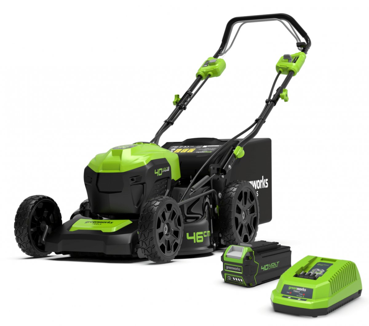 Greenworks GD40LM46SPK4 VEJAPJOVĖ SAVAEIGĖ 46cm (40V su 4Ah