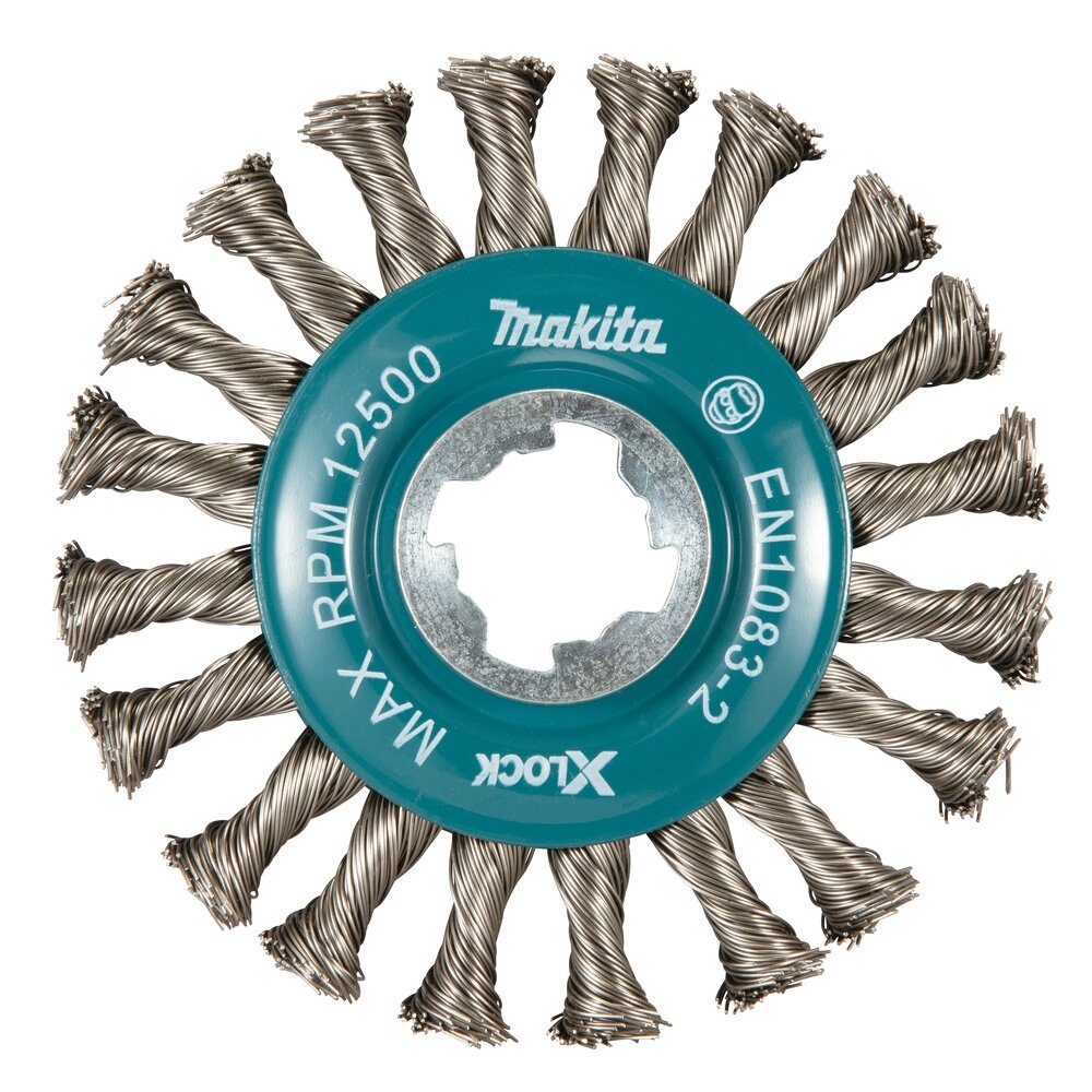Vielinis šlifavimo diskas Makita D-73352, sukta viela, 0.5mm, Ø 115 mm, X-LOCK Vielinis šlifavimo diskas Makita D-73352, sukta viela, 0.5mm, Ø 115 mm, X-LOCK