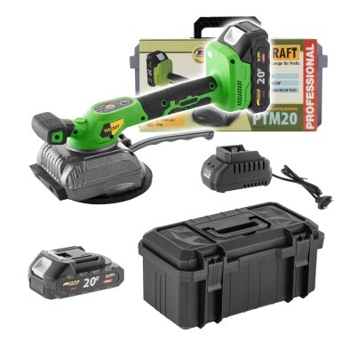 Vibracinė čiulptuvinė grindų klojimo priemonė „ProCraft PTM20-1b-c”