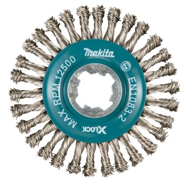 Vielinis šlifavimo diskas Makita D-73368, sukta viela, 0.5mm, Ø 115 mm, X-LOCK Vielinis šlifavimo diskas Makita D-73368, sukta viela, 0.5mm, Ø 115 mm, X-LOCK