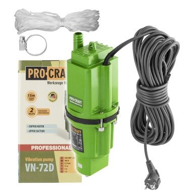 Vibracinis siurblys „ProCraft VN-72D” Vibracinis siurblys „ProCraft VN-72D”