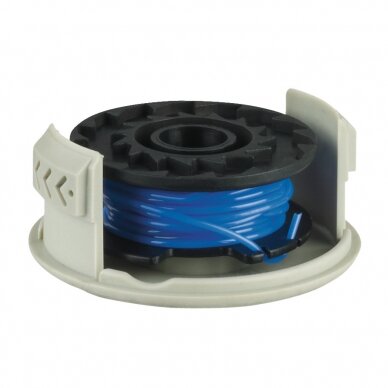 Vienas ritės dangtelis, ritė su 1,6 mm styga Ryobi RAC124 Vienas ritės dangtelis, ritė su 1,6 mm styga Ryobi RAC124
