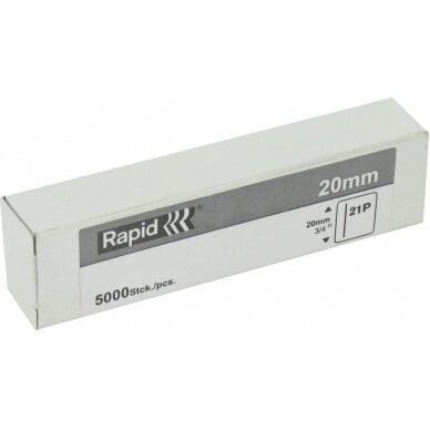 Vinukai be galvos 21P 0,8mm ilgis 20mm cinkuoti RAPID Vinukai be galvos 21P 0,8mm ilgis 20mm cinkuoti RAPID
