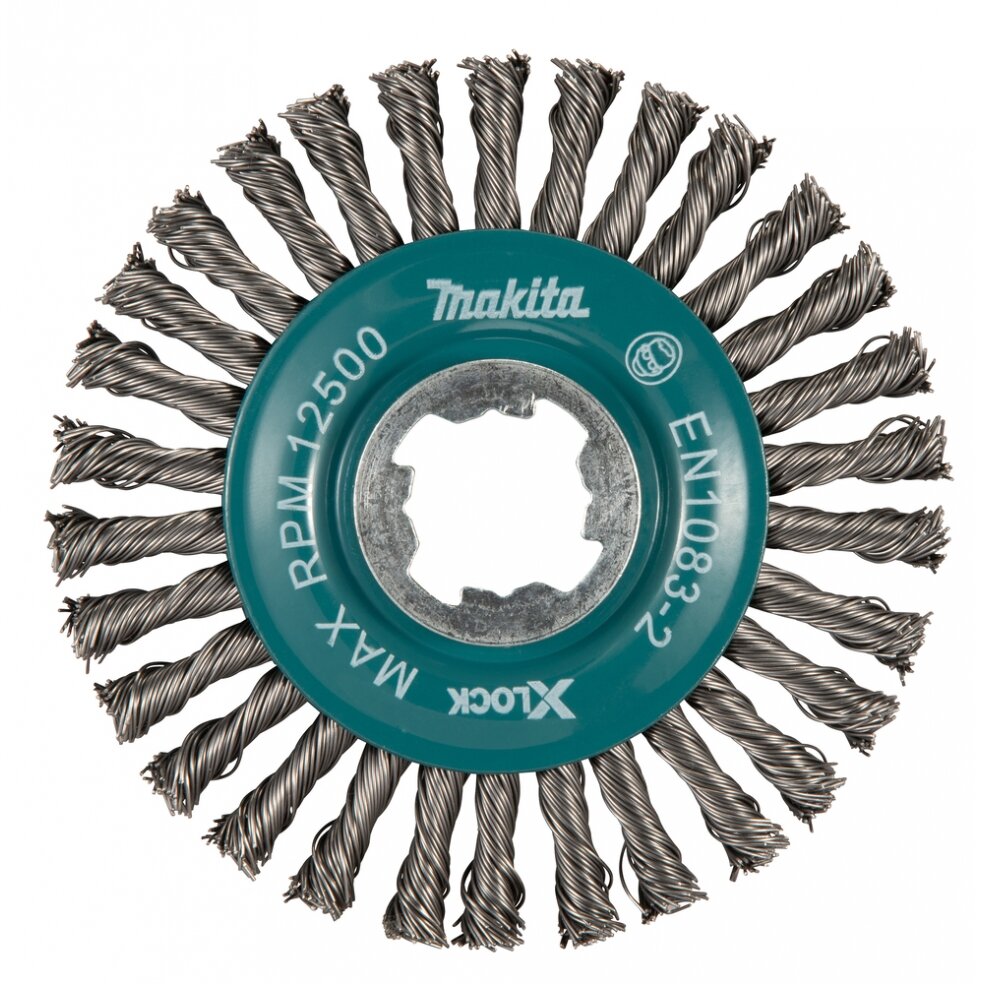 Vielinis šlifavimo diskas Makita D-73411, sukta viela, 0.5mm, Ø 115 mm, X-LOCK Vielinis šlifavimo diskas Makita D-73411, sukta viela, 0.5mm, Ø 115 mm, X-LOCK
