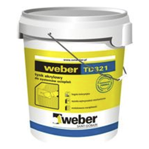 weber TD321 Akrilinis dekoratyvinis tinkas 30kg weber TD321 Akrilinis dekoratyvinis tinkas 30kg