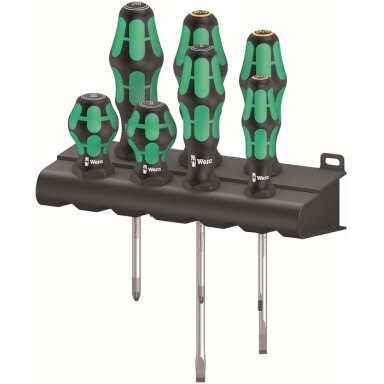Wera 300/7 screwdriver set Mix 2, 7pcs, PZ + SL Wera 300/7 screwdriver set Mix 2, 7pcs, PZ + SL