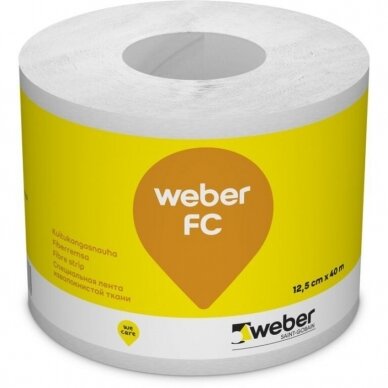 Weber.FC stiklo audinio j. kampams 40m. 125 mm 1004650 Weber.FC stiklo audinio j. kampams 40m. 125 mm 1004650
