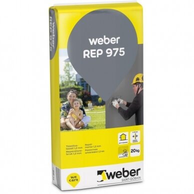 Weber.vetonit REP 975 Betono glaistas 1,2 mm 20kg Weber.vetonit REP 975 Betono glaistas 1,2 mm 20kg