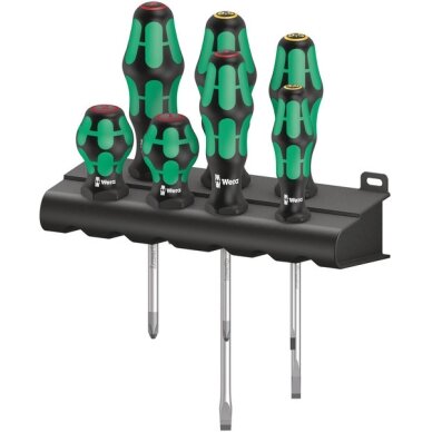 Wera 300/7 screwdriver set Mix 1, 7pcs, PH + SL Wera 300/7 screwdriver set Mix 1, 7pcs, PH + SL