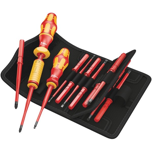 Wera Kraftform Kompakt VDE 16 Torque 1.2 - 3.0 Nm extra-slim interchangeable set Wera Kraftform Kompakt VDE 16 Torque 1.2 - 3.0 Nm extra-slim interchangeable set